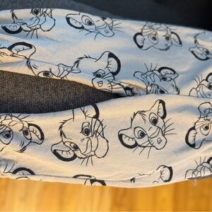 Disney at Primark Simba Lion King Jogger Pants Ivory Black 12-18 Months Unisex